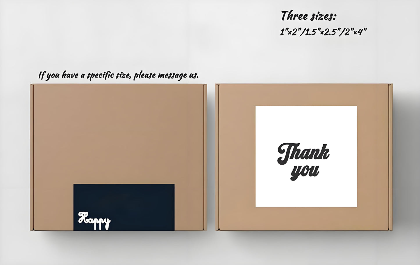 Custom Rectangle Vinyl Stickers with your design/text, Favor Labels for Business/Gift/Wedding, Packaging Stickers, Waterproof & Tearproof