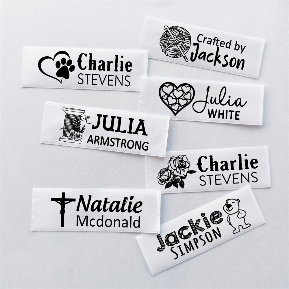 100pcs Personalized Care Labels,For a Wide Range of Clothing ,Basic Washing and Care Guidelines