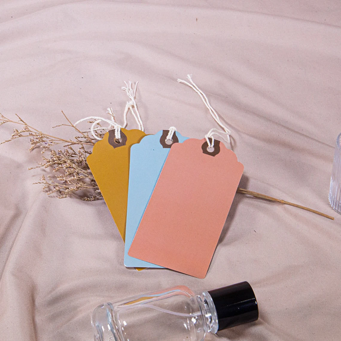 1.7*2.79'' Personalized Clothing Bakery Jewelry Label Custom Hang Tag Thank You Display Label- Price Tag,Party Wedding Gift Favors 50-200pcs
