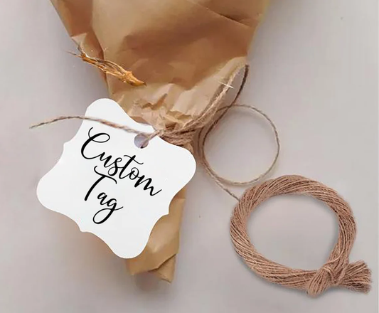 50-200pcs Custom Hang Tags Thank You Display Label,Personalized Clothing Bakery Tag,Price Tag,Handmade Item tag,Bridal Shower Party Wedding Gift Favor