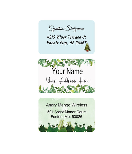 50-300pcs Personalized Mailing Address Label,Custom Return Address Sticker,Name Labels,Envelopes Return Address Stickers,Rectangle stickers