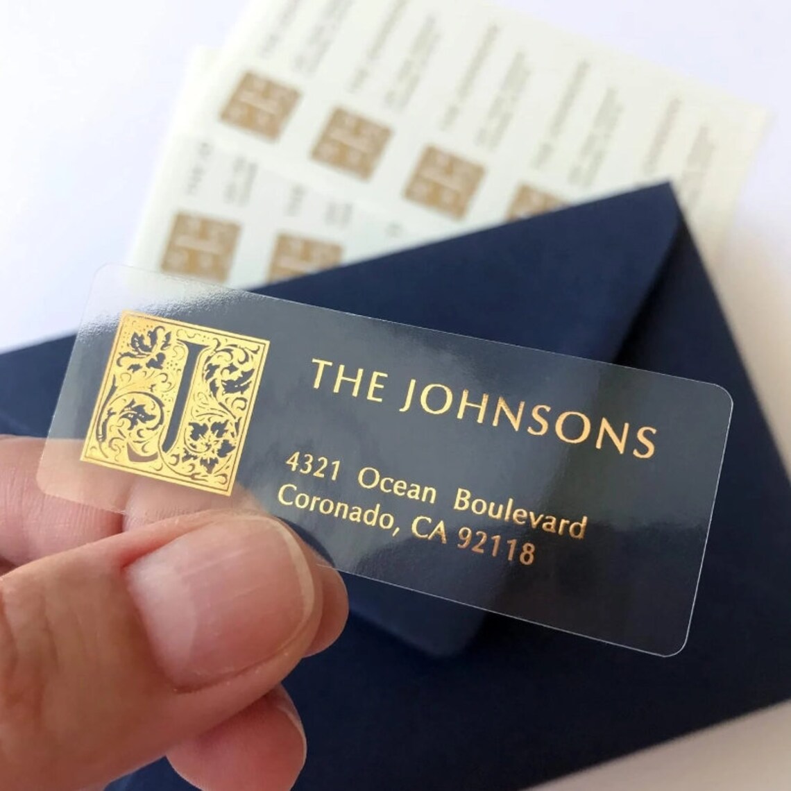 Custom Photo Wedding Address Labels,Personalized Return Address Lable,Multi-use Lable Sticker,Address Lables for Mailing,Party (Pack of 100)