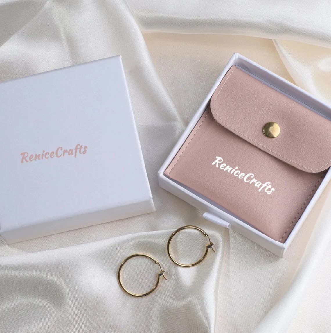 Personalized 100pcs Logo printed necklace packaging bags, Custom Jewelry packaging pouch with your logo/text, 8x8cm, Fast Shipping