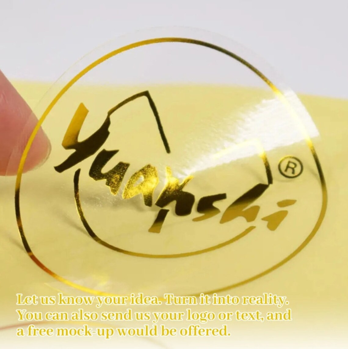 Gold Foil Transparent Stickers, Custom Labels Favors, Personalized Waterproof Clear Stickers, Gold Foil Printing, Bussiness/Wedding Labels