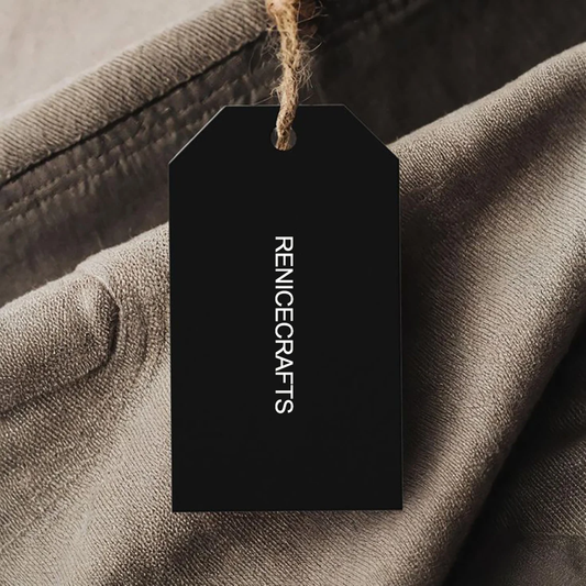 1.5"x2.3" Custom Die Cut Paper Tags with your design (Thickness 300 GSM) Favor Tags for Gift/Party/Small business, Thank You Tags, String