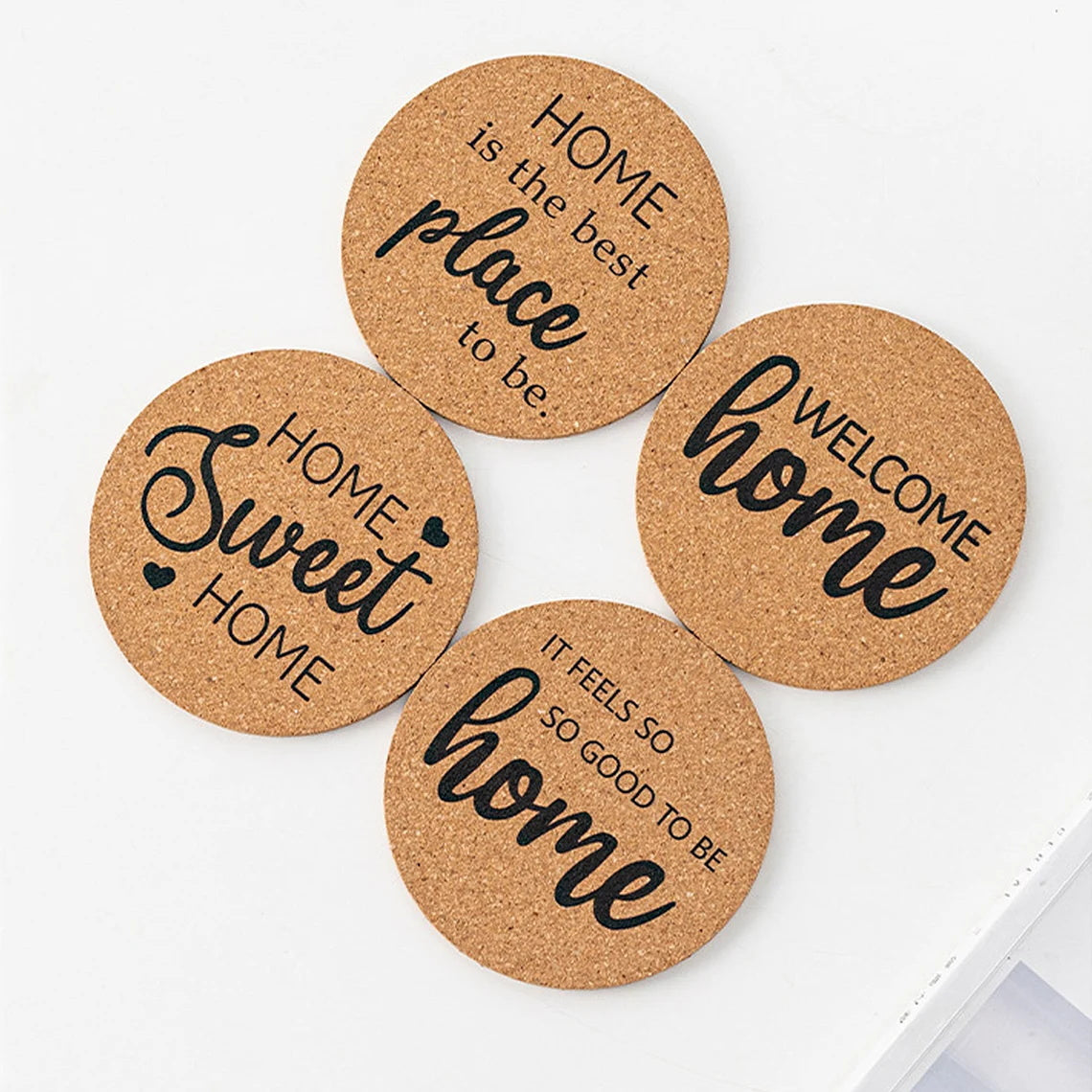 10-100pcs Personalized Cork Coaster, Favor Gift for Wedding/Bridal Shower/Party/Business,Rustic Wedding Decor,Custom Monogram Coaster with your design