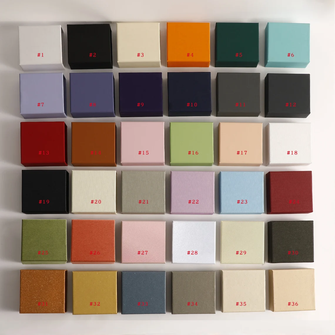 50 PCS Jewelry Packaging Box and Pouch Set, Custom Jewelry Boxes and Pouches with Logo Wholesale