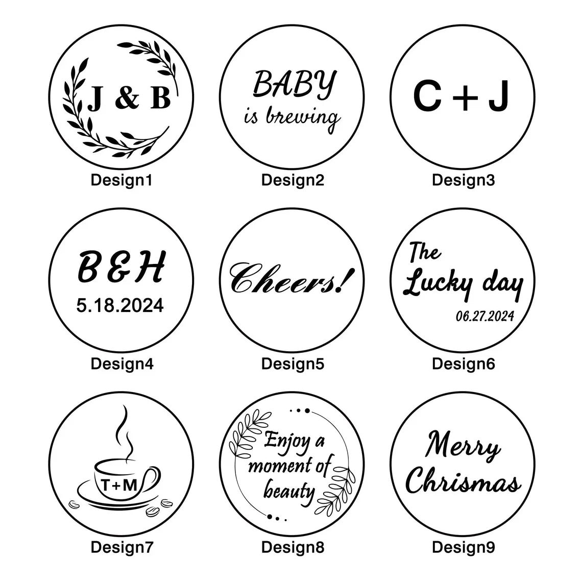 100pcs Personalized Wood Coffee Sirs For Wedding /Party /Coffee Shop ,Beach Vibes Cocktail Sticks