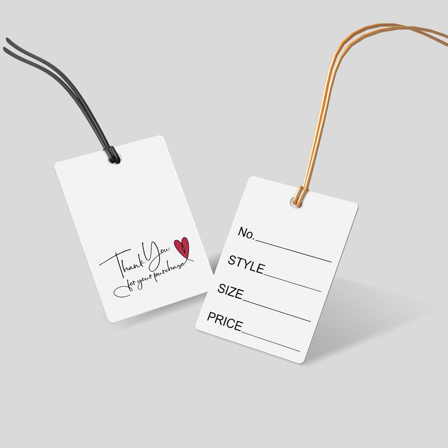 3.5cmx5cm Rectangle Clothing Price Tag (Thickness 300 GSM) White/Pink/Blue Writable Price Tags Labels, Retail Merchandise Tags, Garment Tags