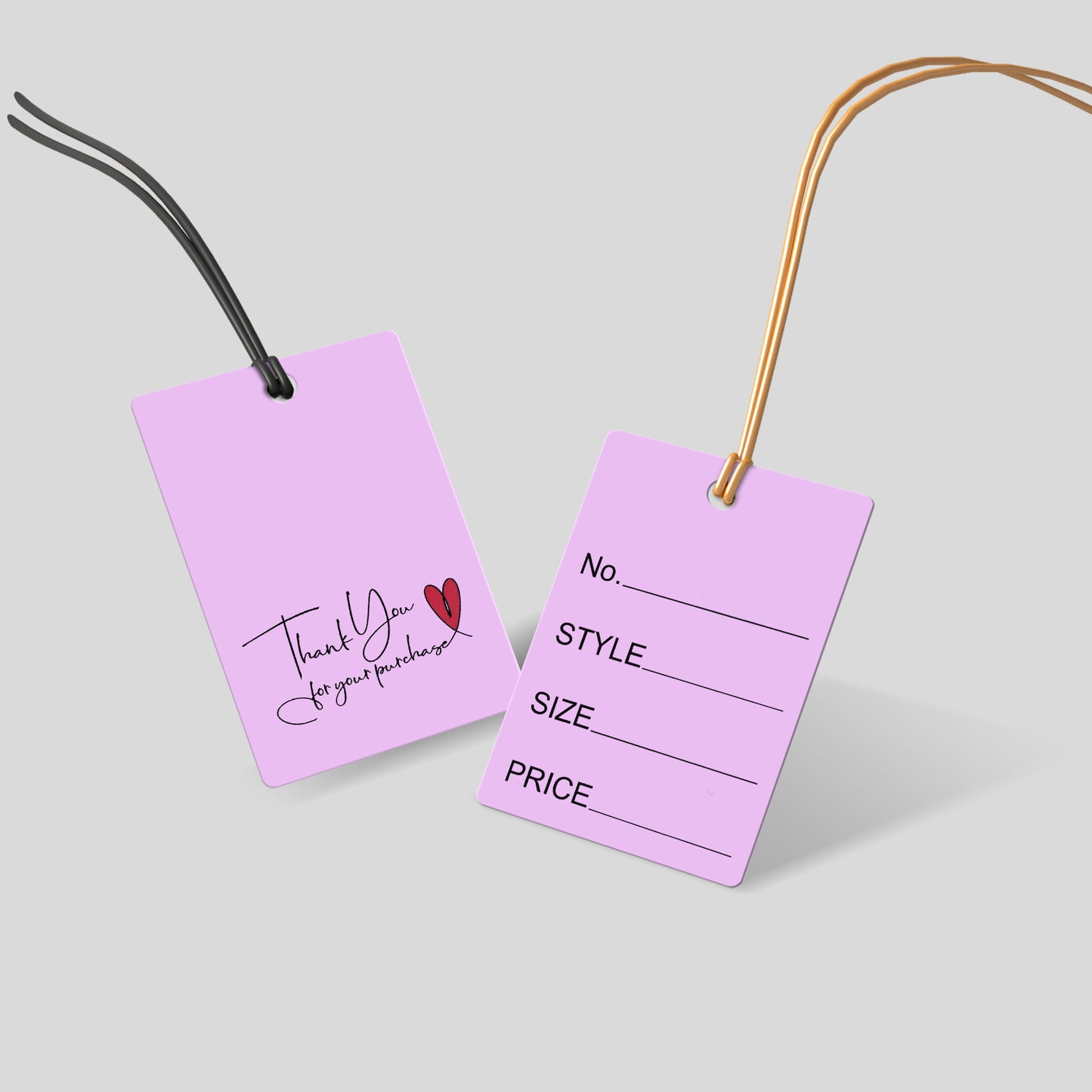 3.5cmx5cm Rectangle Clothing Price Tag (Thickness 300 GSM) White/Pink/Blue Writable Price Tags Labels, Retail Merchandise Tags, Garment Tags