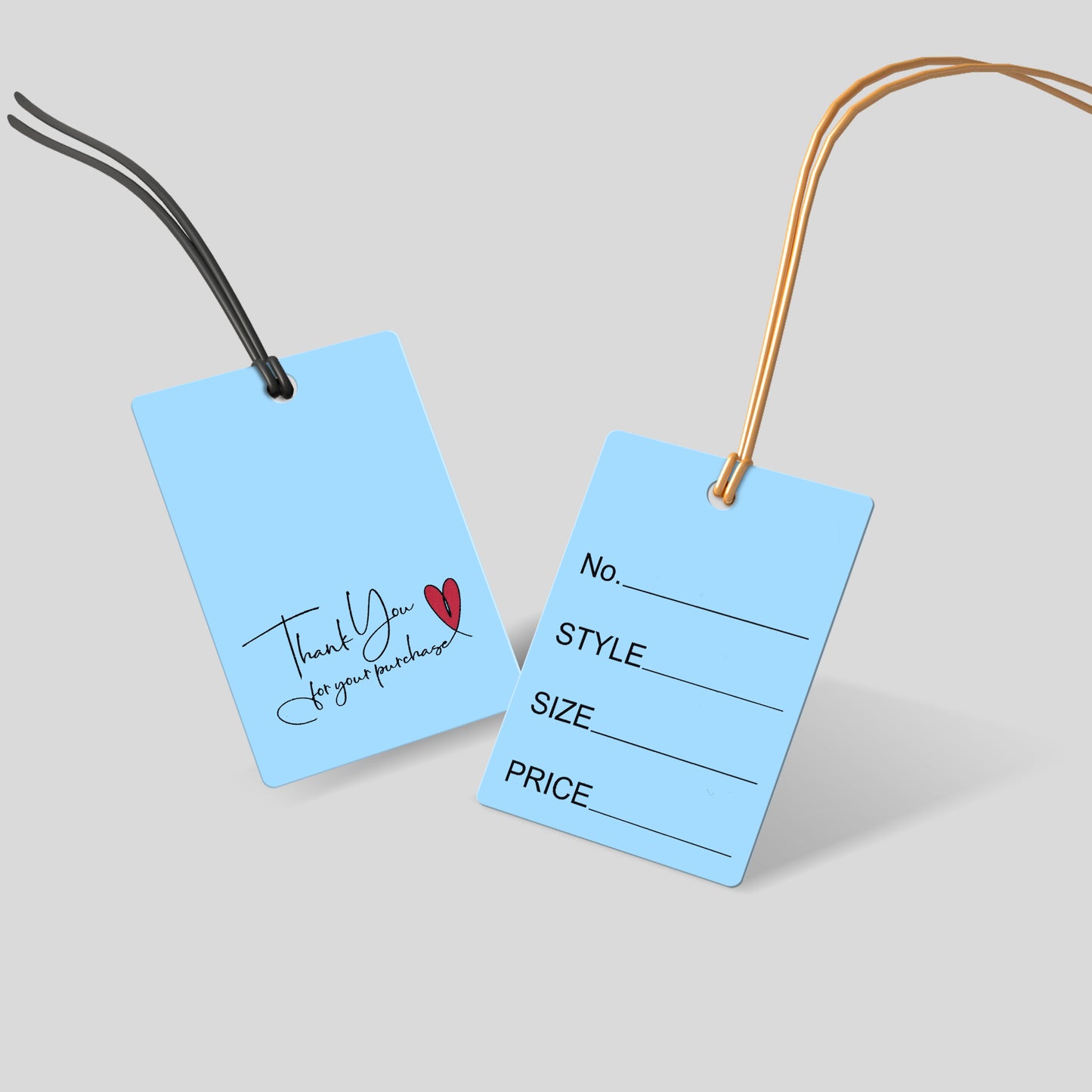 3.5cmx5cm Rectangle Clothing Price Tag (Thickness 300 GSM) White/Pink/Blue Writable Price Tags Labels, Retail Merchandise Tags, Garment Tags