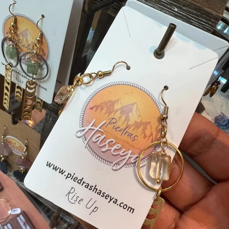 100-500pcs Customized Earring Cards With Your Logo And Text,Jewelry Display Cards / 2.5"x 3.5"