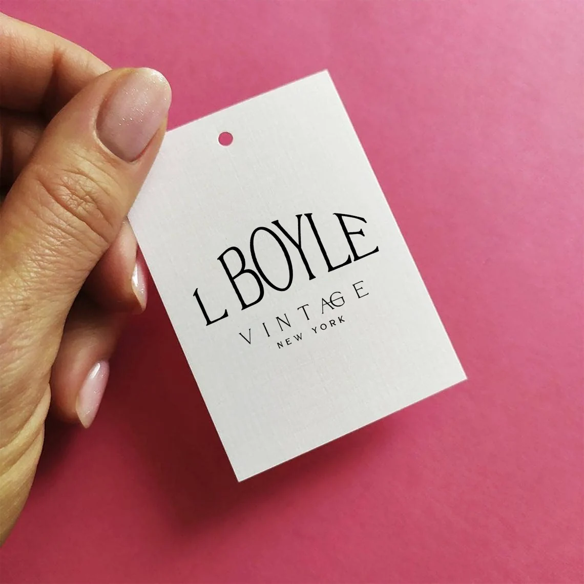 100-500 PCS Premium Custom Hang Tags With Ribbon Attached, Sturdy Personalized Clothing Swing Tag- Top Fashion Jewelry Tags And Label