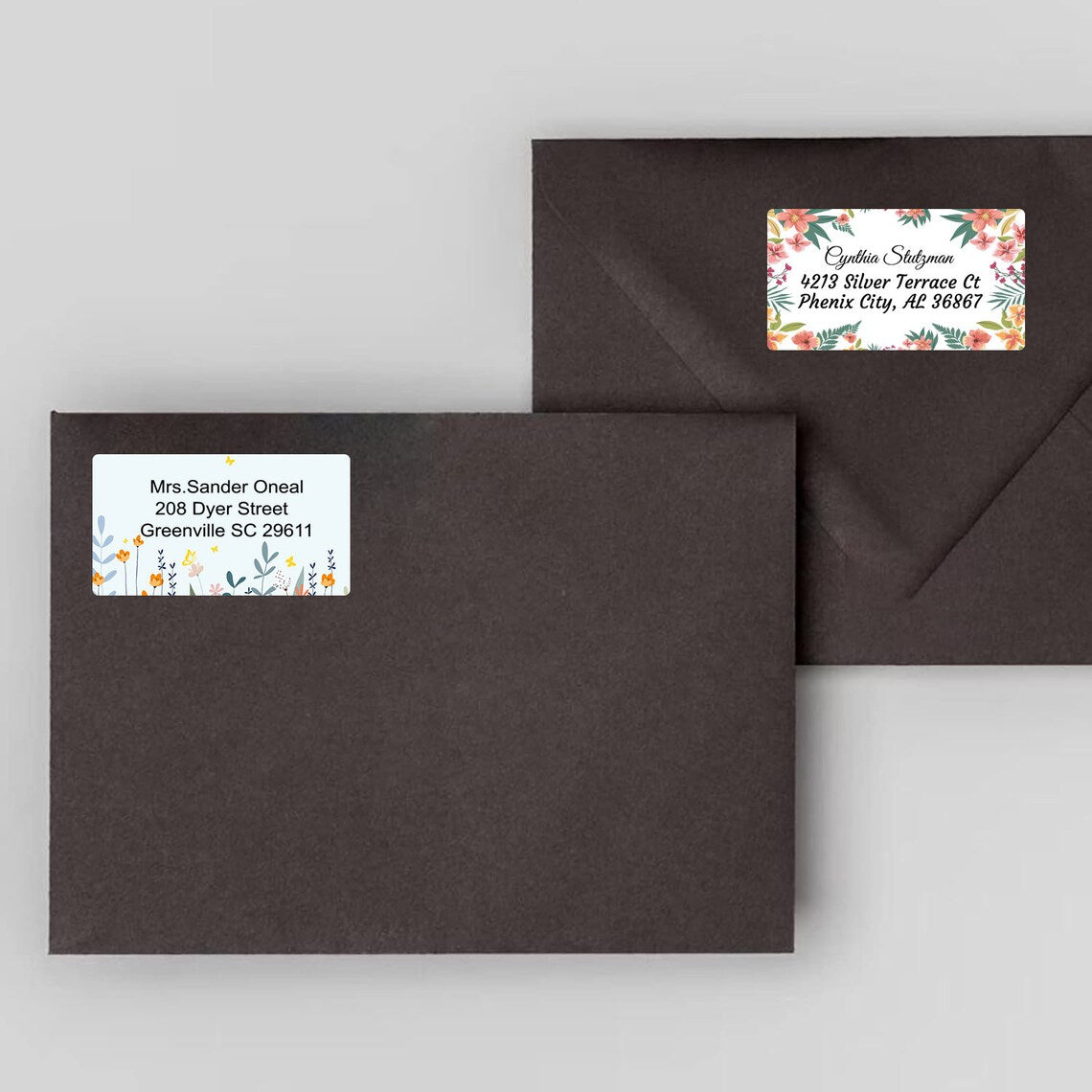 50-300pcs Personalized Mailing Address Label,Custom Return Address Sticker,Name Labels,Envelopes Return Address Stickers,Rectangle stickers