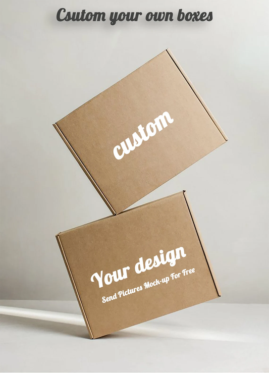 10PCS Custom Kraft Mailer Cardboard Shipping Boxes Packing boxes, Personalized your design/text for Business/Gift/Wedding, Fast shipping