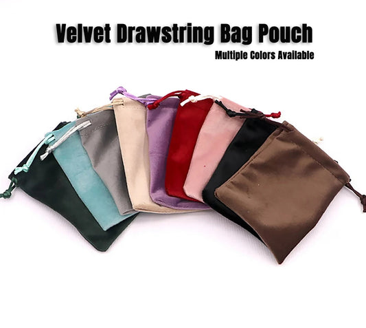 50 pcs Velvet Drawstring Bag Pouch, Favor Bags for Wedding/Gift/Product, Fast Shipping
