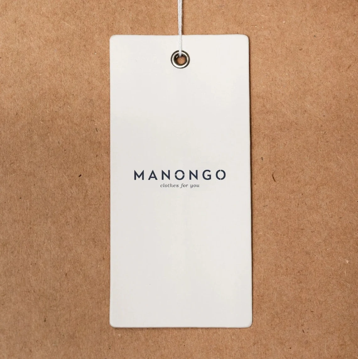Custom High quality (Thickness 500 GSM) Heavy Duty Hang Tags with Strings, Personalized Clothing Eyelet Tags, Paper Cardstock Hang Tags