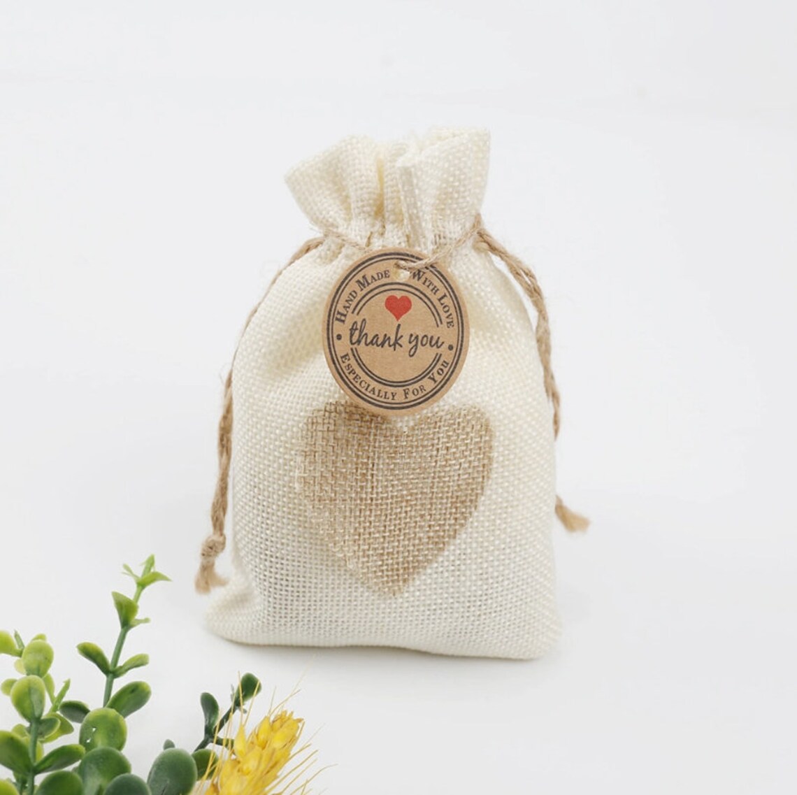 2" Round Custom Logo Hang Tags (Thickness 300 GSM), Price Tags, Personalized Kraft/ White Tags with Your Logo, Handmade with Love Tags