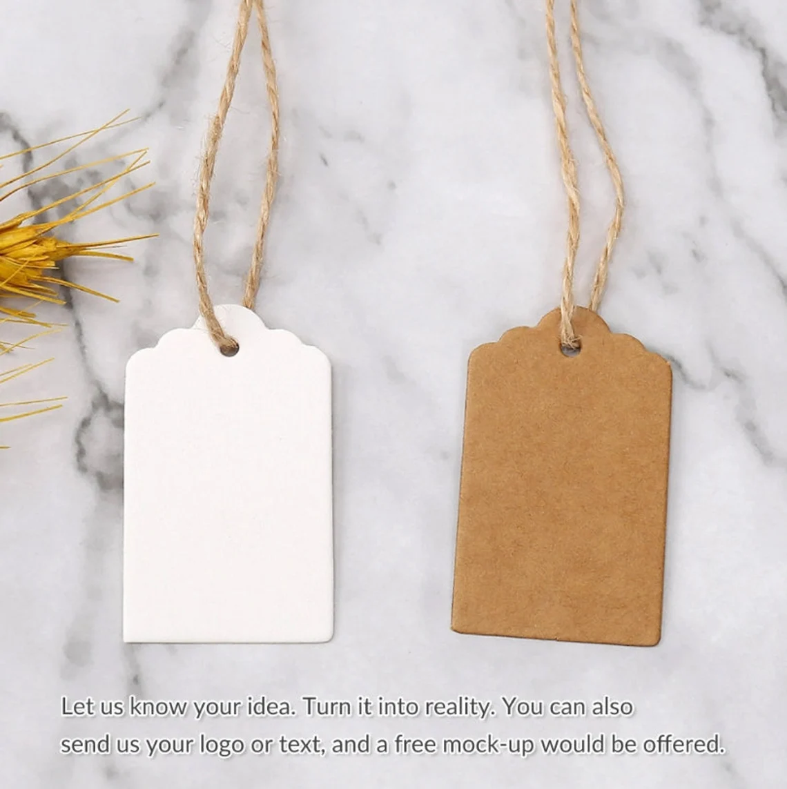 Custom Irregular Hang Tags, Handmade with Love Tags(Thickness 300 GSM), Personalized Party/Wedding Tags with Logo, Thank You Tag, Price Tags