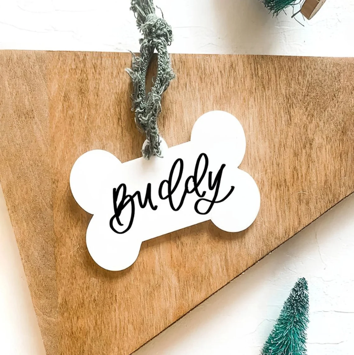 50-200pcs Personalized Dog Bone Die Cuts Hang Tags (Thickness 300 GSM) Gift/ Price/ Swing Tags, Bone Tag， Dog Tag Paper Shape Tags with Your Logo/Text