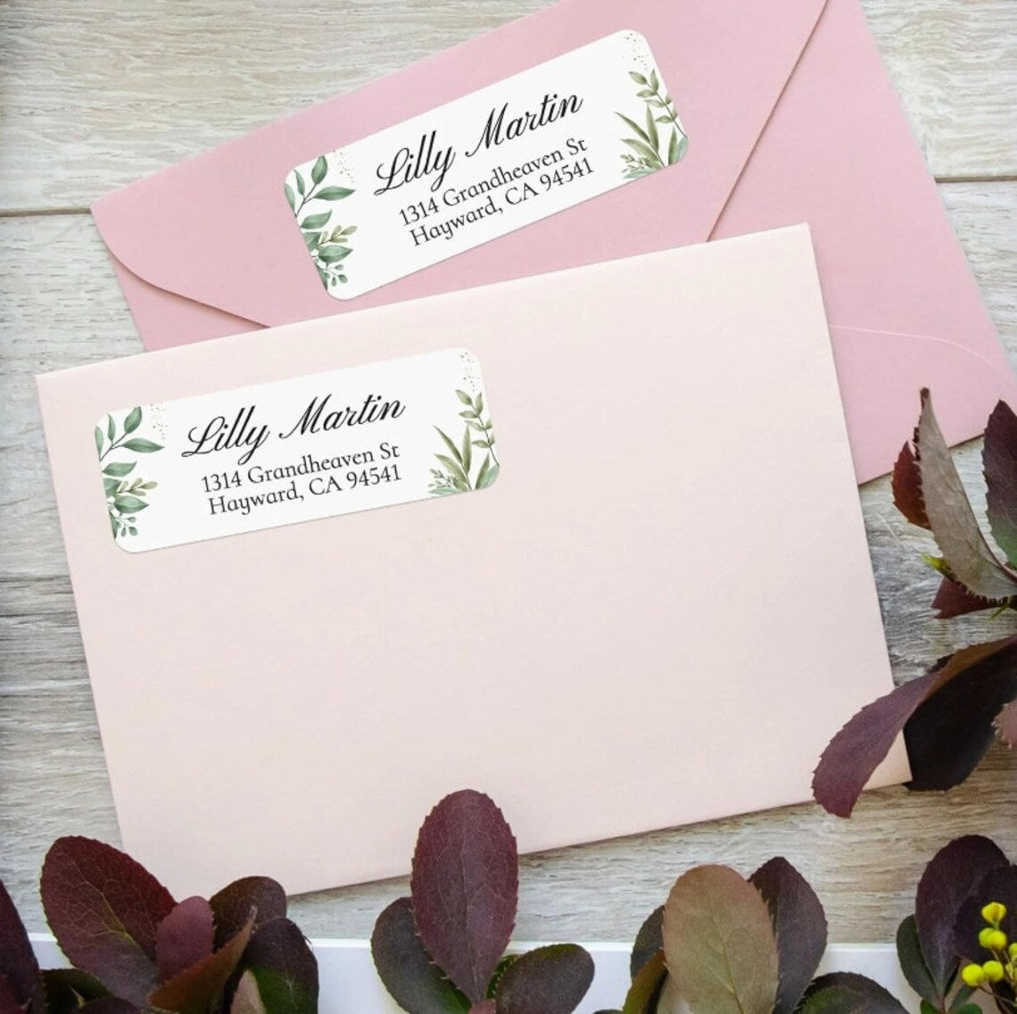 Custom Photo Wedding Address Labels,Personalized Return Address Lable,Multi-use Lable Sticker,Address Lables for Mailing,Party (Pack of 100)
