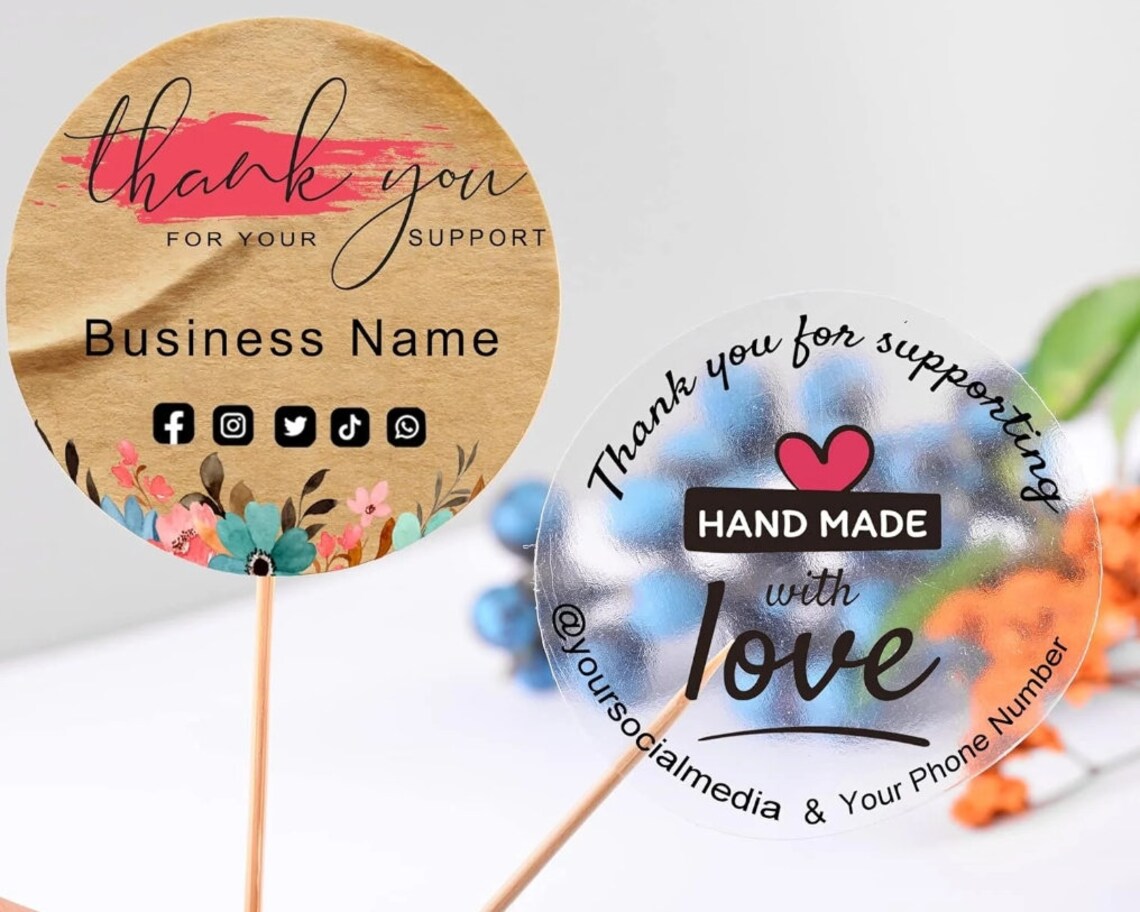 100pcs Custom Your Own Design Sticker,Personalized Photo Text Label for Business Logo and Home Use, Wedding Favors,Packaging,Office, Parties