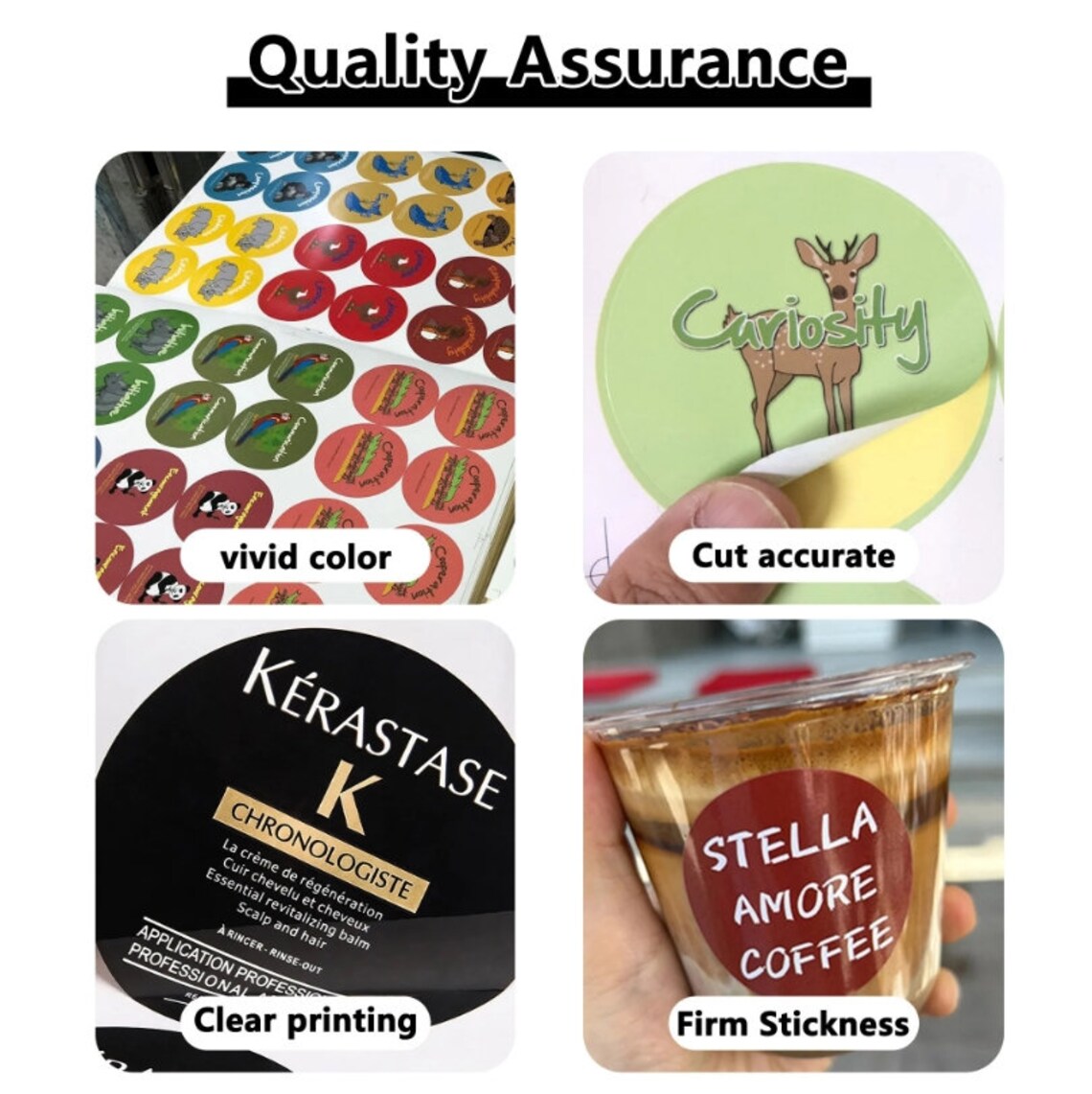 Personalized PVC Round Labels, Custom Labels, Waterproof Vinyl Stickers, Great Quality Round Decals, Packaging Sticker, Your Logo Sticker