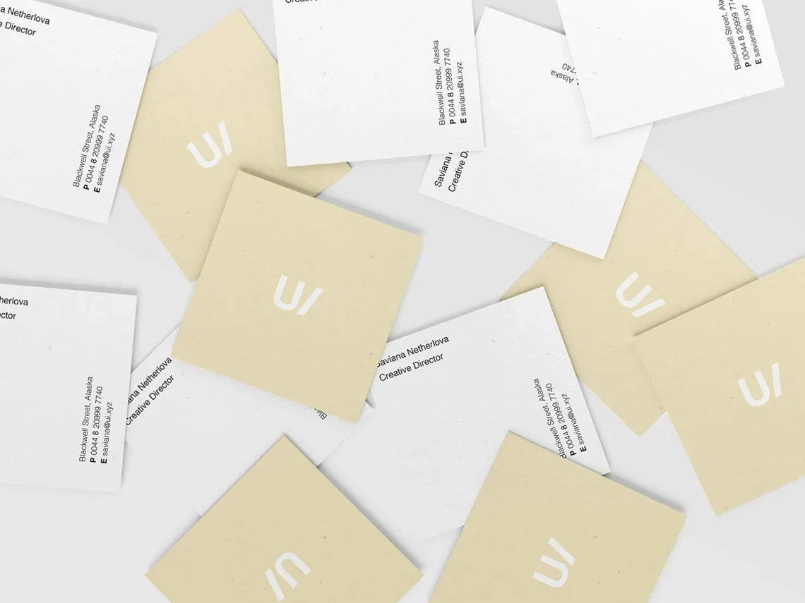 100-200pcs Personalized Printed Square Business Card, Custom Business Cards with your Logo/Text, Double Sided, Realtor Cards, Fast Shipping, Free Proof