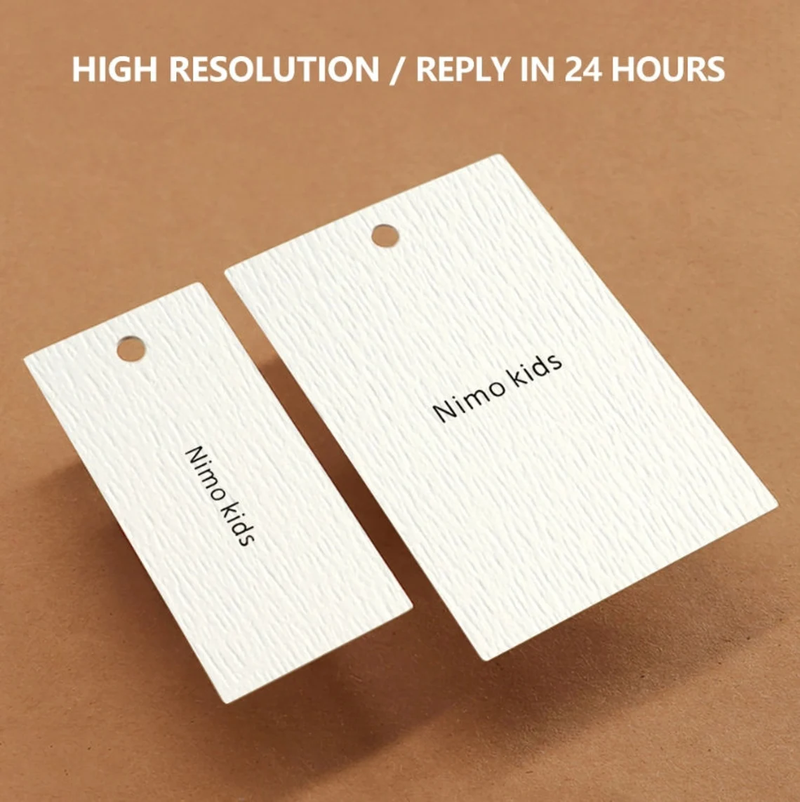 50-500pcs Custom White Recyle Paper Tags(Thickness 300 GSM), Any Shape Labels Eco-friendly Packaging, Price/Business Tags Handmade from Recycled Paper