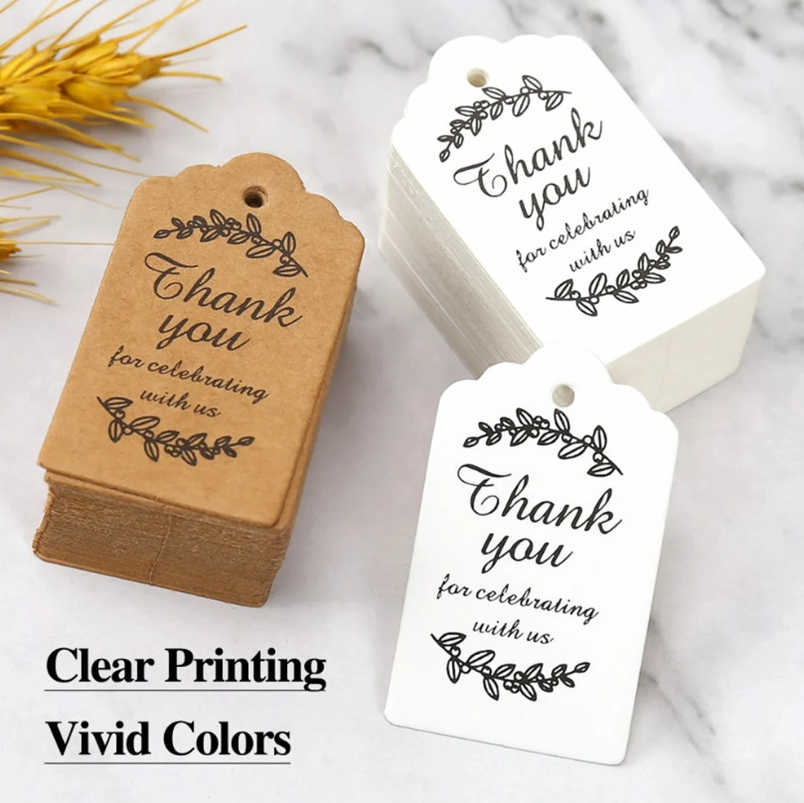 Custom Irregular Hang Tags, Handmade with Love Tags(Thickness 300 GSM), Personalized Party/Wedding Tags with Logo, Thank You Tag, Price Tags