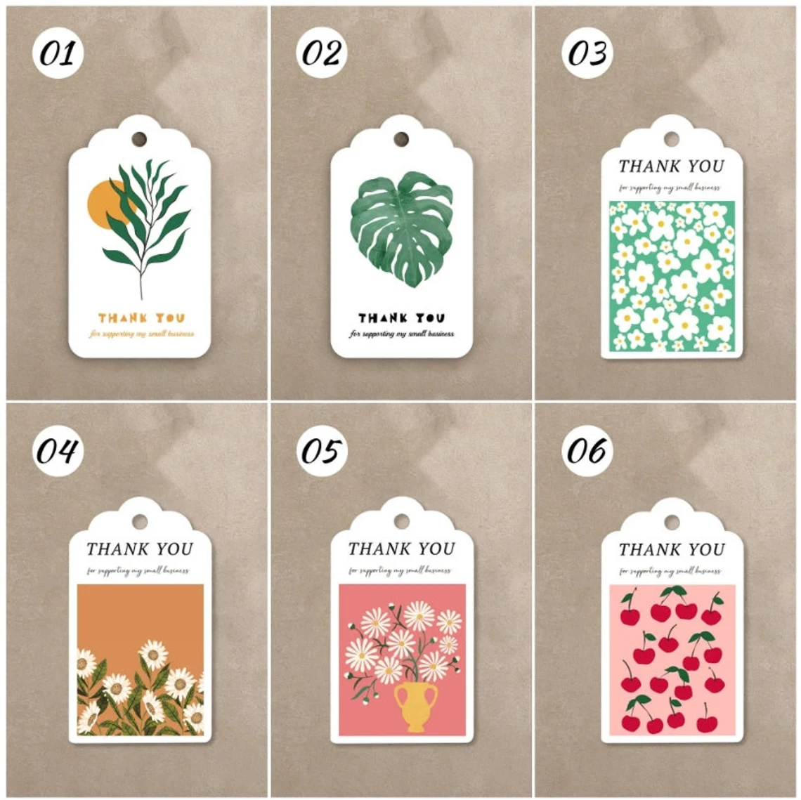 Custom Irregular Hang Tags, Handmade with Love Tags(Thickness 300 GSM), Personalized Party/Wedding Tags with Logo, Thank You Tag, Price Tags