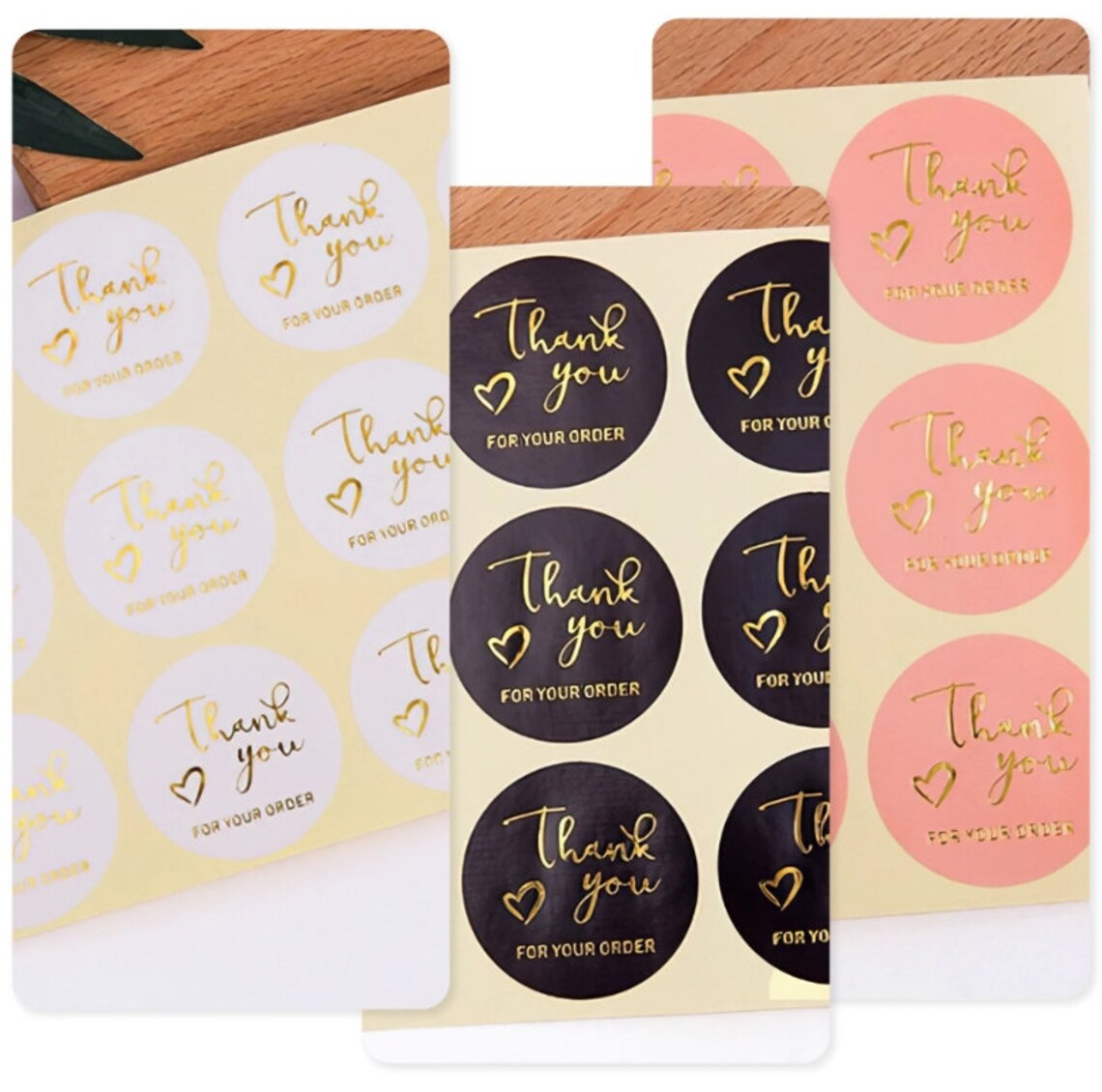 Custom Gold Foil Vinyl Labels, Personalized Waterproof Labels, Reflective Gold Foil Printing, Free Proof Before Printing, Fast Shipping