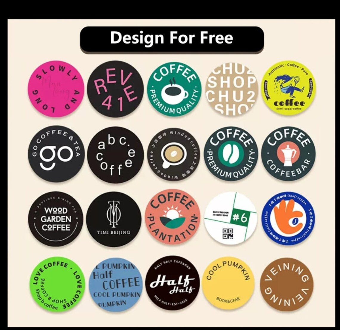 Personalized PVC Round Labels, Custom Labels, Waterproof Vinyl Stickers, Great Quality Round Decals, Packaging Sticker, Your Logo Sticker