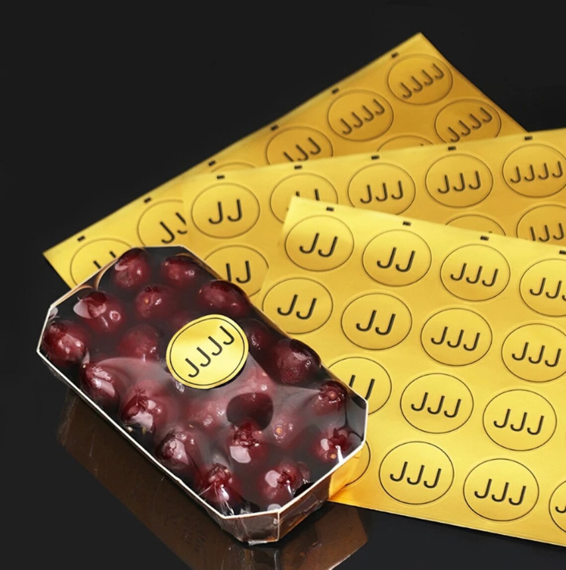 Custom High Quality GOLD FOIL Stickers, Personalized Stickers Waterproof, Your Logo and Design Labels, Bussiness/ Wedding/ Gift/ Party Label