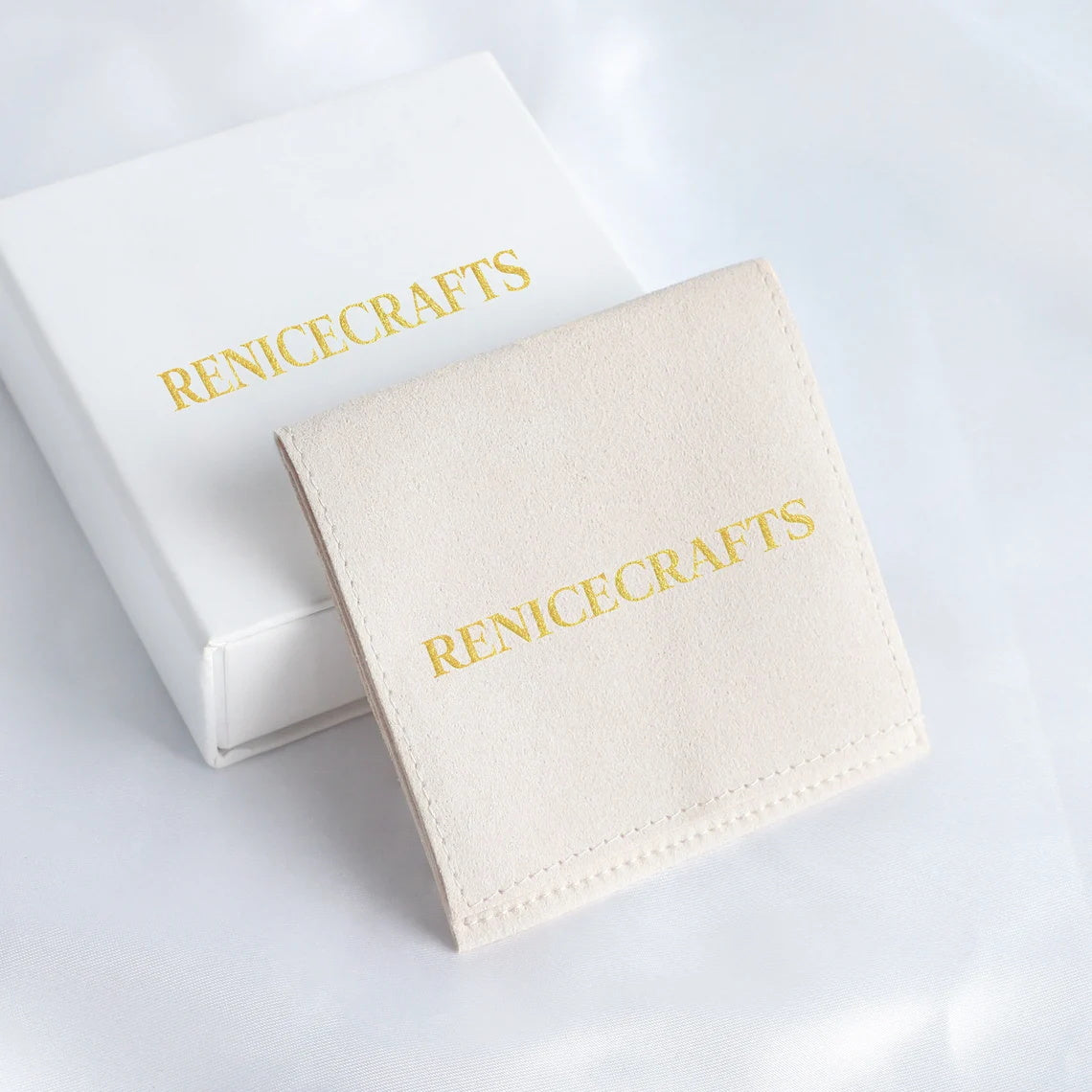 50 PCS Personalized Logo Jewelry Bag, Multi-color Microfiber Necklace Bracelet Packaging Bags, Custom LOGO Debossing Printing Pouch Bag