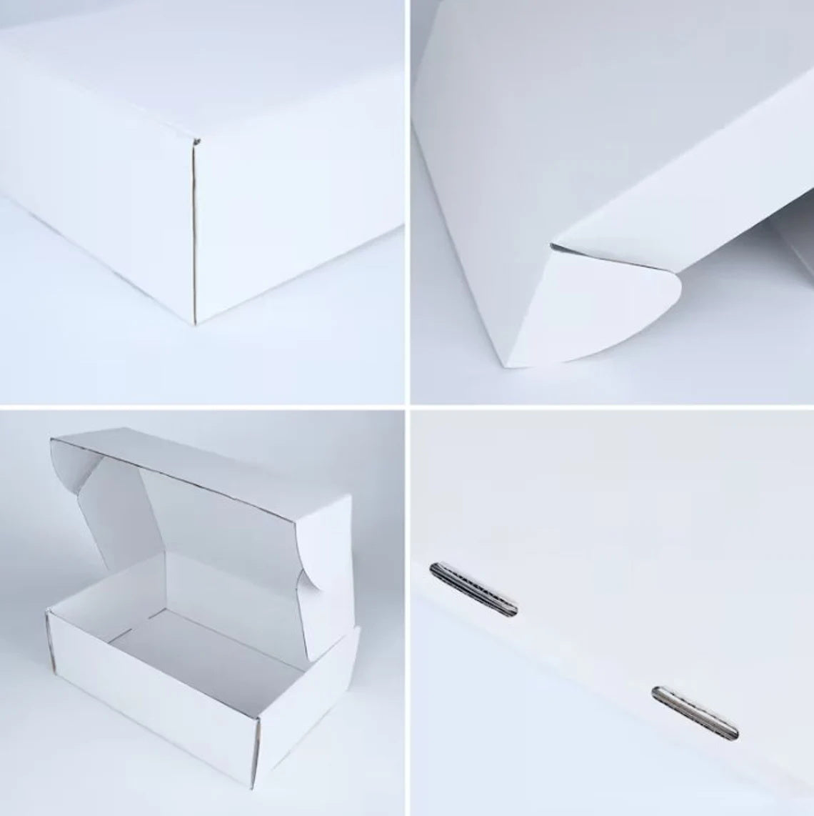 Personalized 5pcs Kraft Mailer Cardboard Shipping Boxes, Custom Mailer Box for Business/Baby Shower/Bridesmaid, Fast Shipping, Eco-Friendly