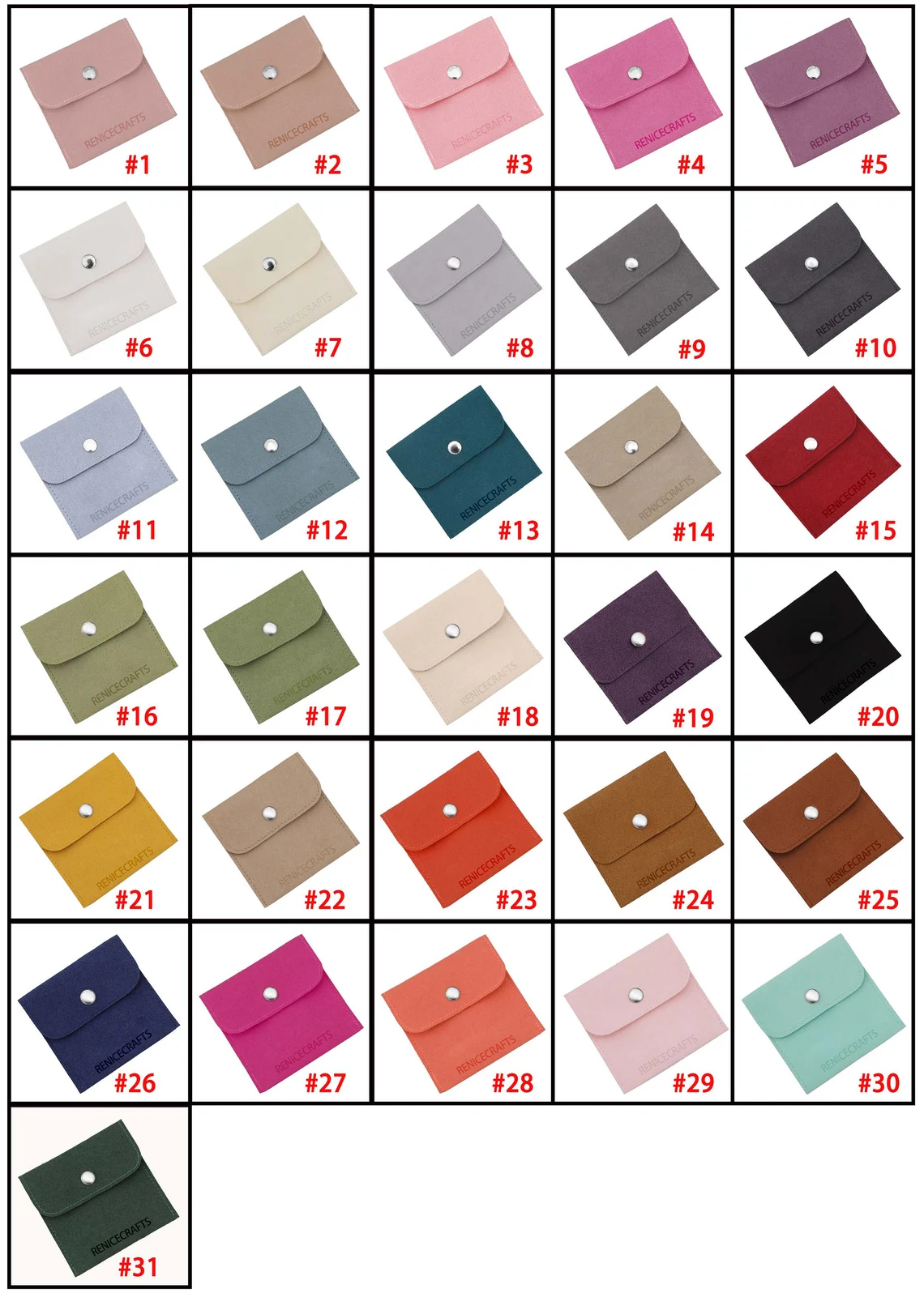 50 PCS Jewelry Packaging Box and Pouch Set, Custom Jewelry Boxes and Pouches with Logo Wholesale