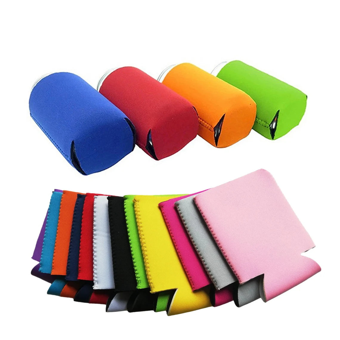 5pcs Personalized Insulated Can Cooler, Anniversary present, Gift Favors for Party/Birthday/Wedding, Custom Picture Can Cooler,Drink Sleeves