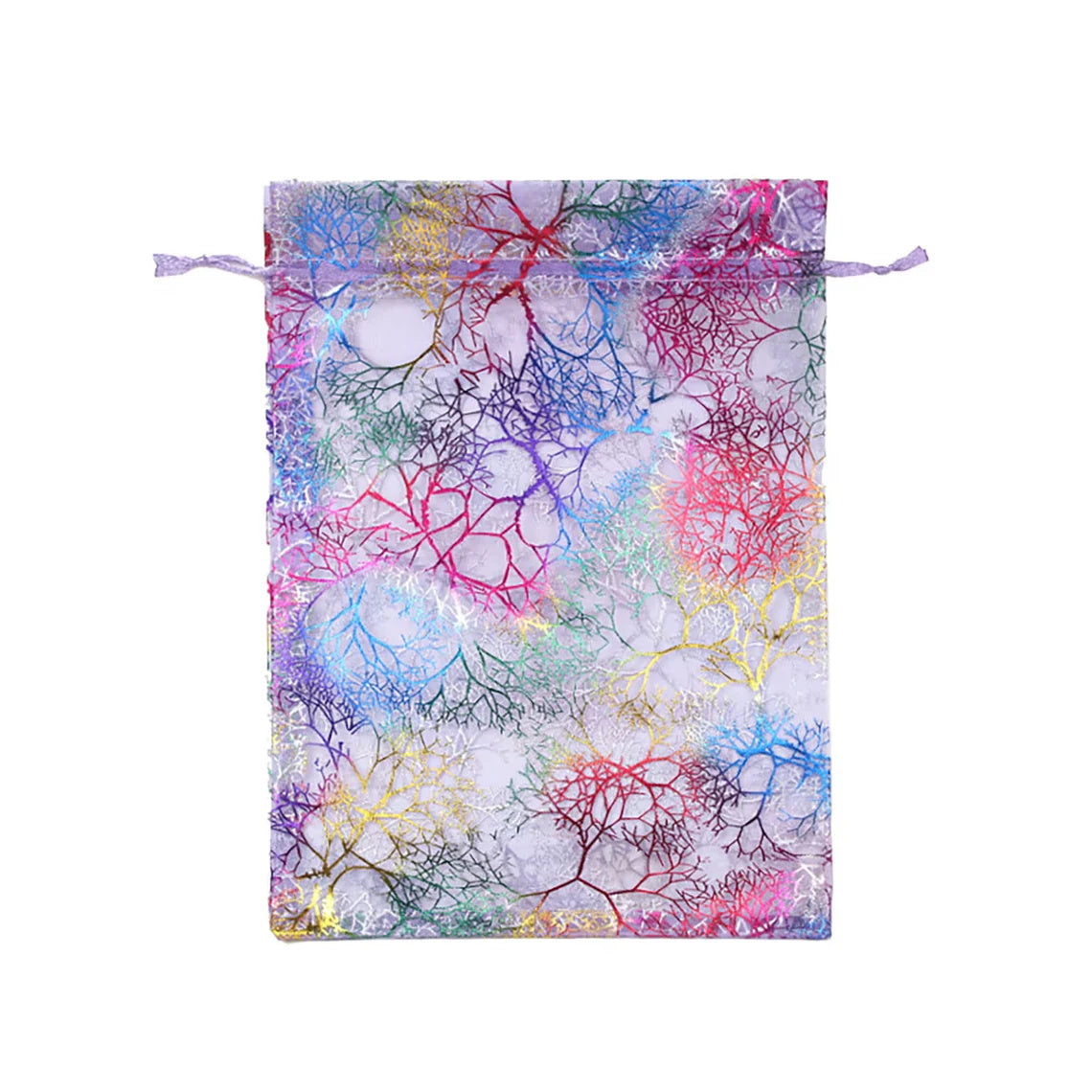 100 Organza Drawstring Bags, Wedding Favor Bags, Party Gift Bags, Jewelry Pouch Drawstring Bags, 4 Designs, 3 Sizes